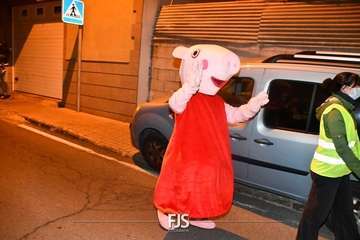 Papá Noel visita de sorpresa Lomo Magullo (Telde)/Francisco Javier Santana.